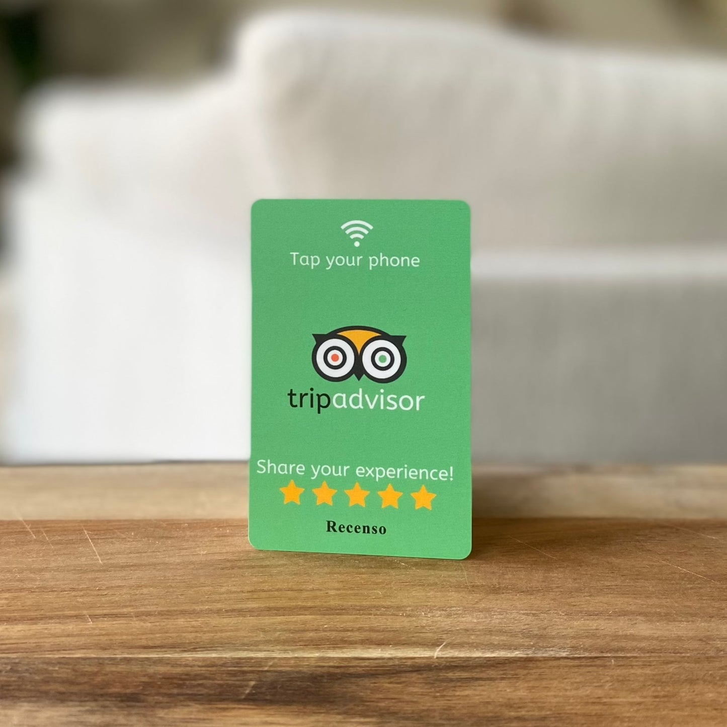 Tripadvisor recensiekaart